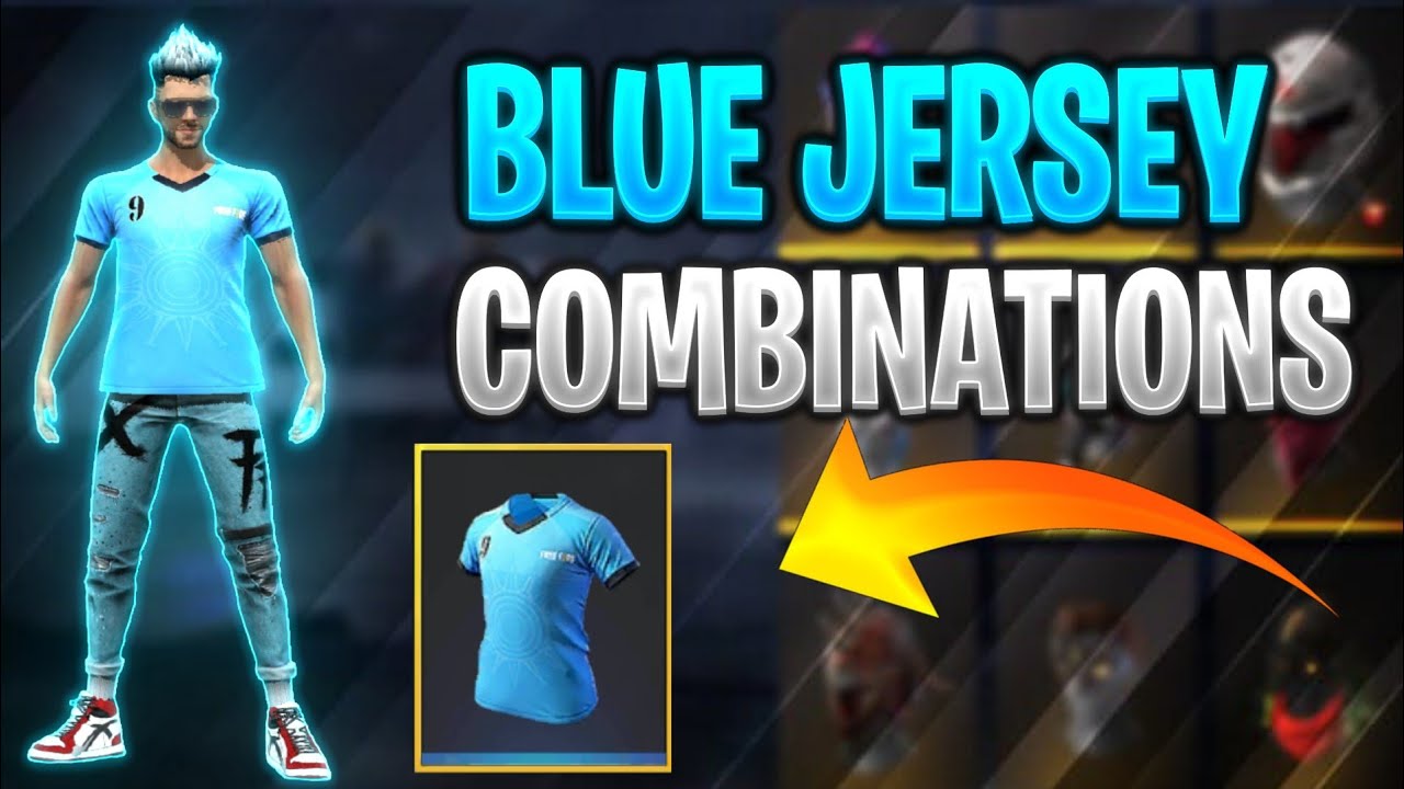 Free Fire Blue Jersey Combination | The Claw Of Charru Jersey Combination | Jersey Combination