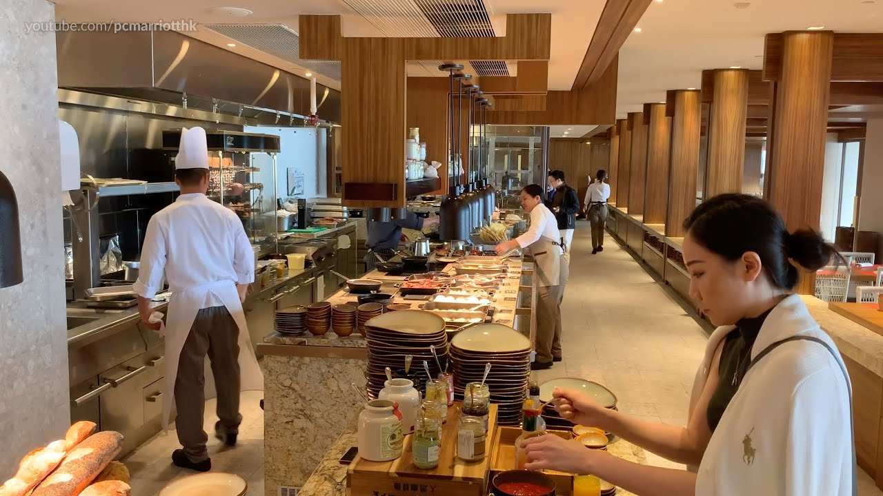 Breakfast Buffet at Big Bay Café. Kerry Hotel, Hung Hom Kowloon (in Hong Kong)