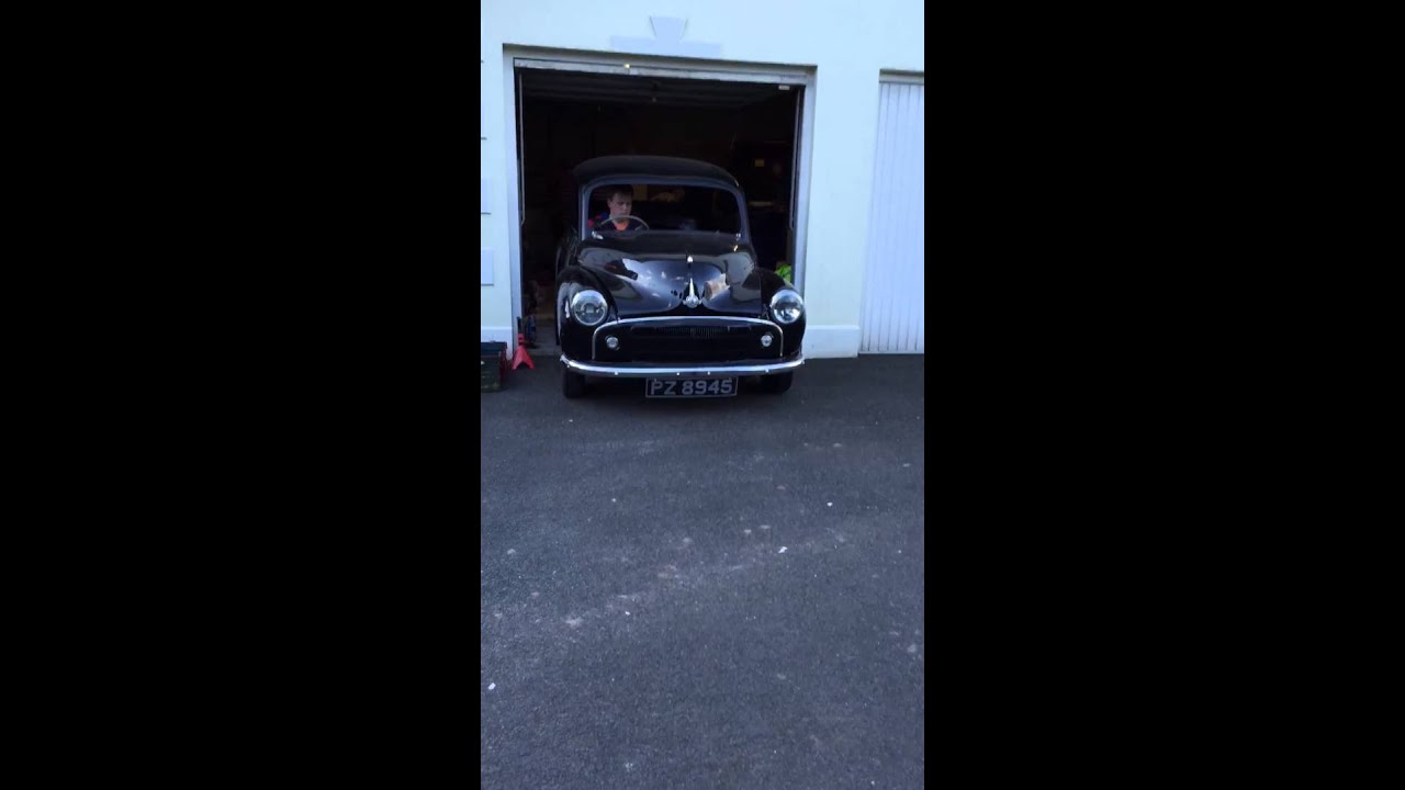 1954 Morris Minor Restoration Project - First Drive in 23 years