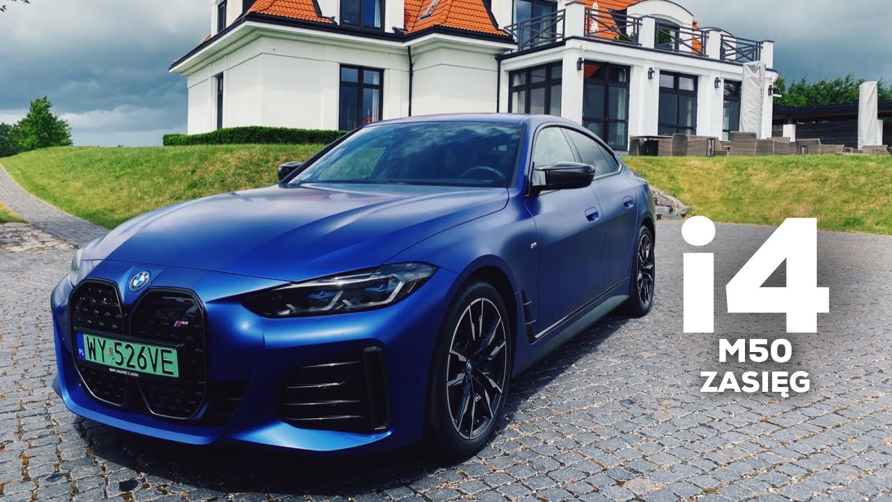 Elektryczne, 544 konne BMW i4 M50 a realny zasięg