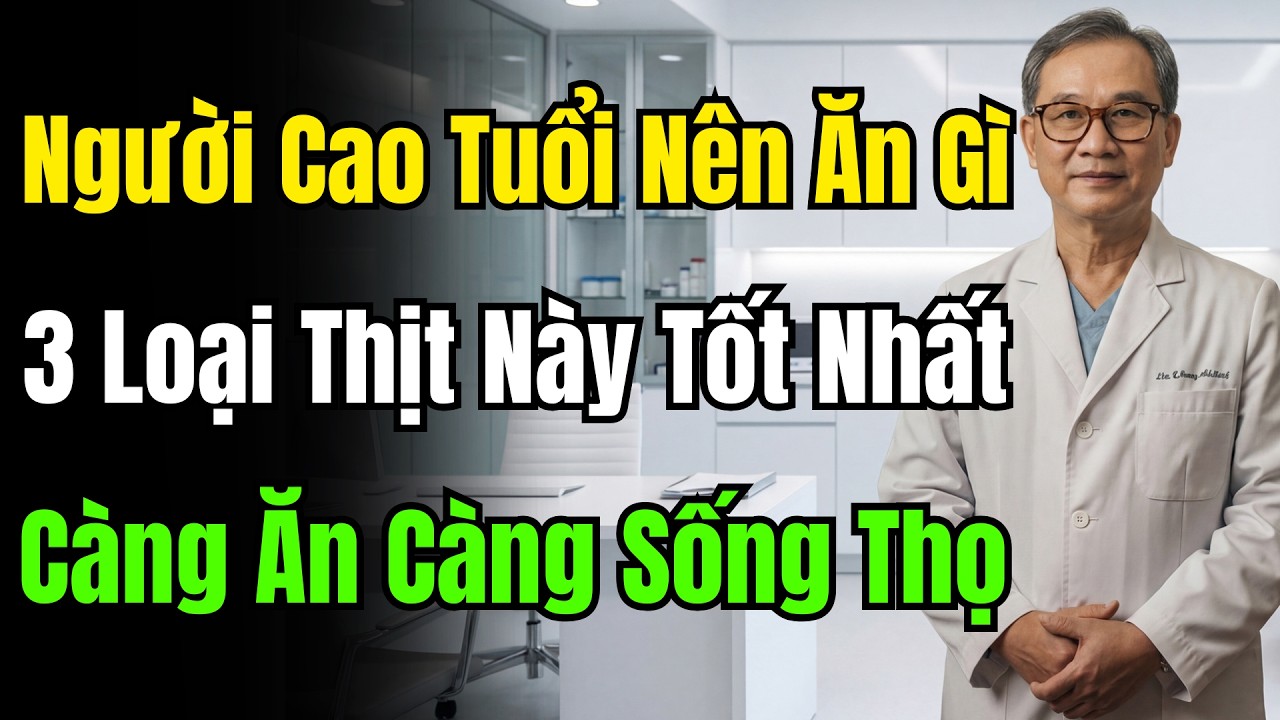 Sau 60 Tuổi, Đừng Chỉ Ăn Thịt Heo, Bò! 3 Loại Thịt Này Mới Là 'Vua' Bổ Canxi, Mạnh Gân Cốt!