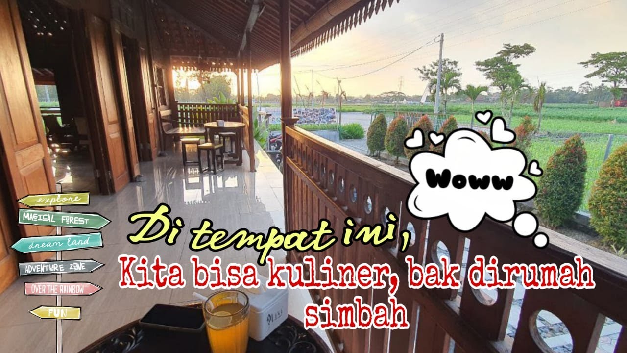 KULINER BLITAR | MAKAN DI WARUNG JOGLO DI TENGAH SAWAH