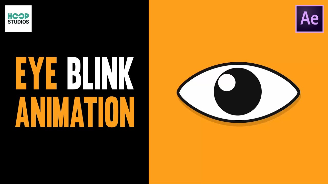 Eye Blink Animation | After Effects Tutorial | Animating Eyes (No Plugin)