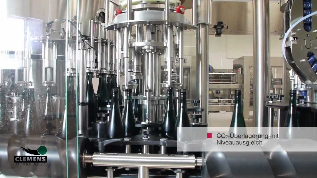 Abfülllinie vollautomatisch - 6000 Flaschen/Stunde - CLEMENS,GAI,APE - Wein