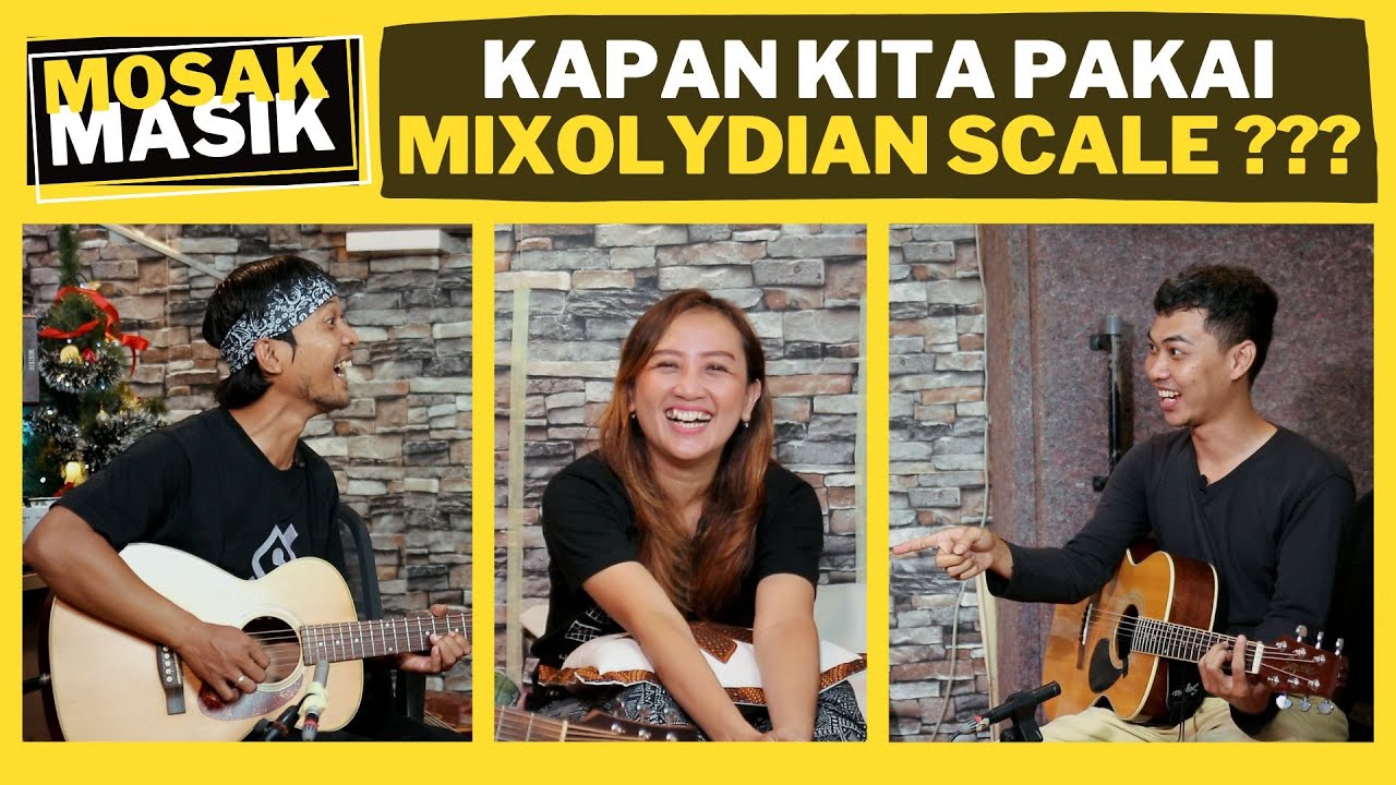 CARA MENGGUNAKAN SCALE MIXOLYDIAN - MOSAK MASIK