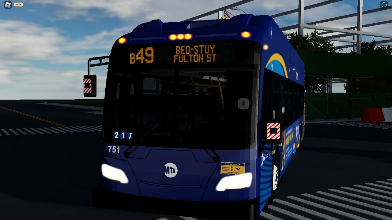 B49 from Manhattan Beach to Bedford Stuyvesant Part 1 (Roblox)