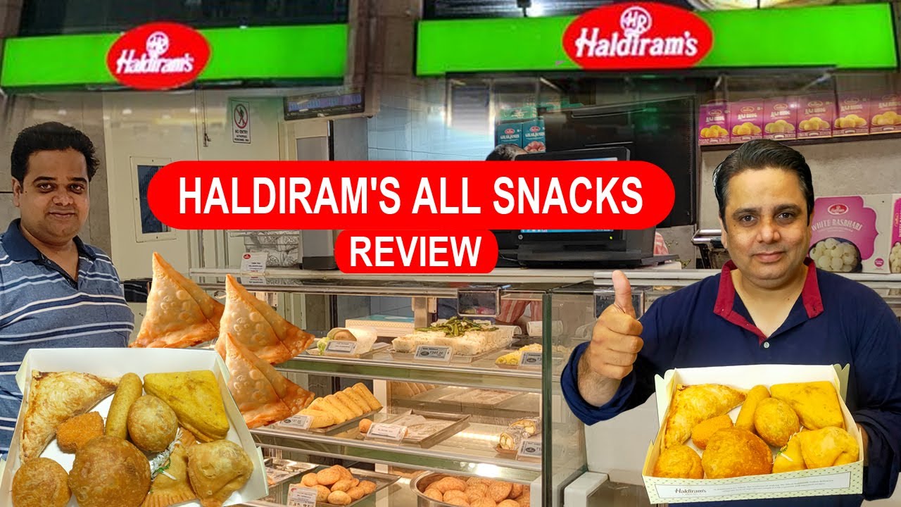 Eating All Types of Snacks from Haldiram Food Challenge ! Delhi Street Food ! Indian Food Vlogs