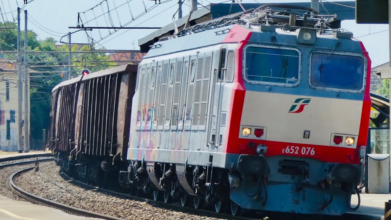 Trains at Pisa San Rossore Station