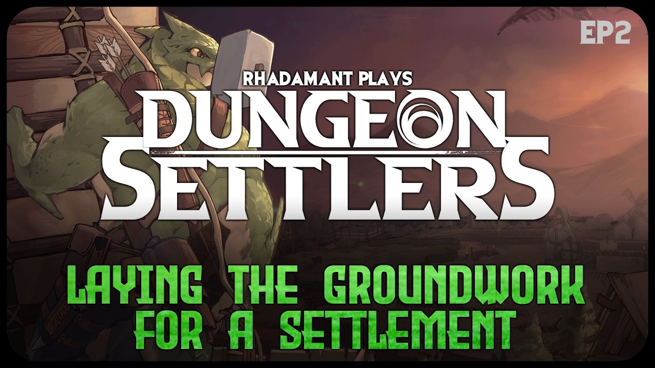 Laying the Groundwork for a Settlement in Dungeon Settlers - Delving Dungeons to Build a Home // EP2