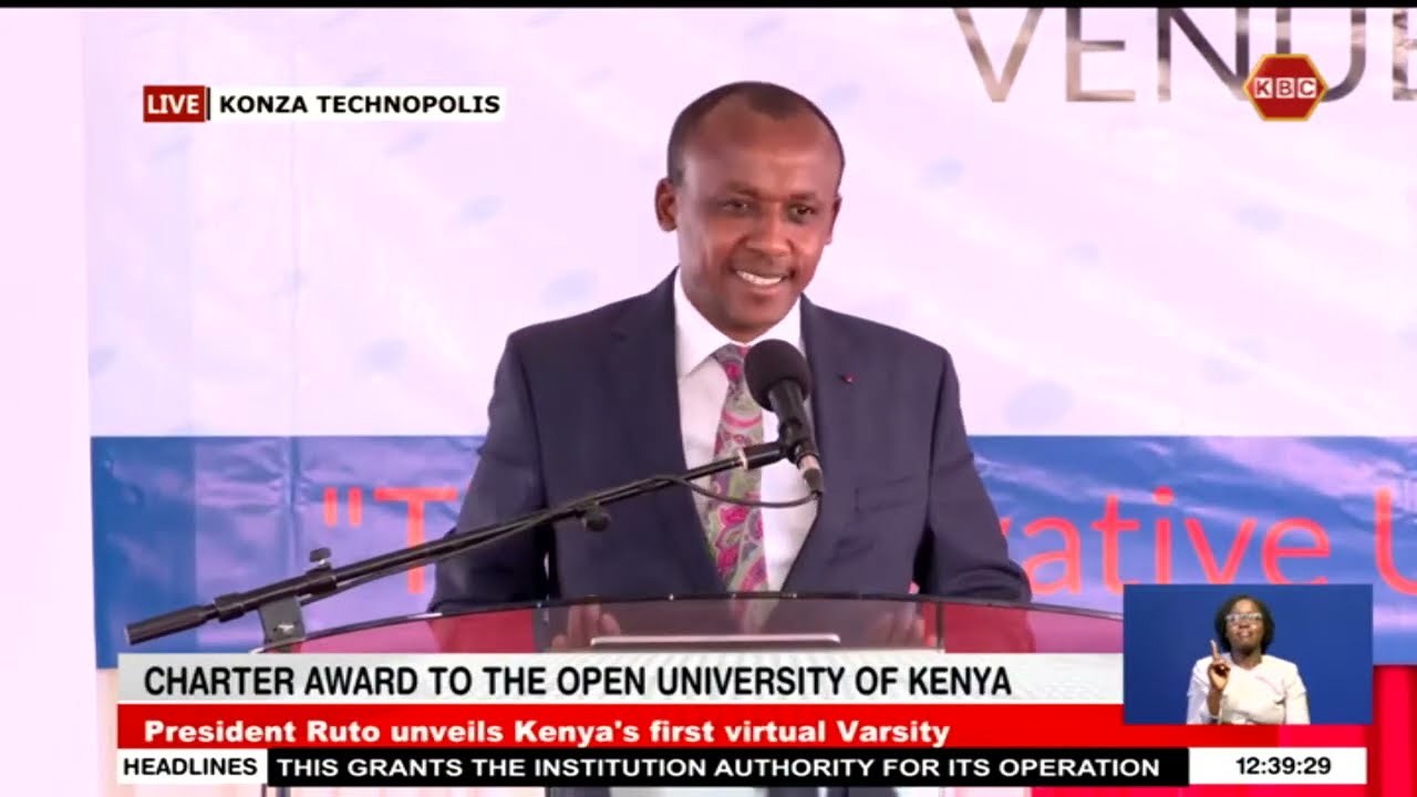 Governor Mutula Kilonzo JR Speech during The Open University of Kenya Charter Award