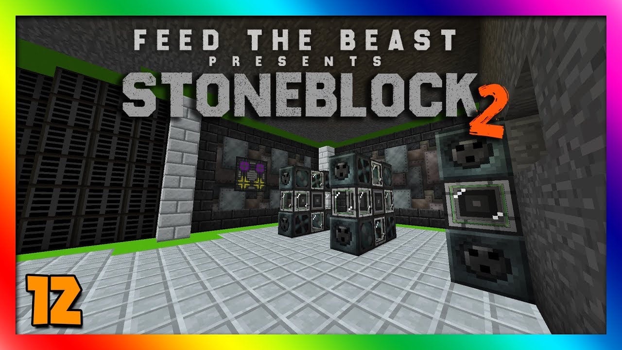 Stoneblock 2 Modpack - Applied Energistics 2 Auto Crafting! Episode 12 [Modded Minecraft 1.12.2]
