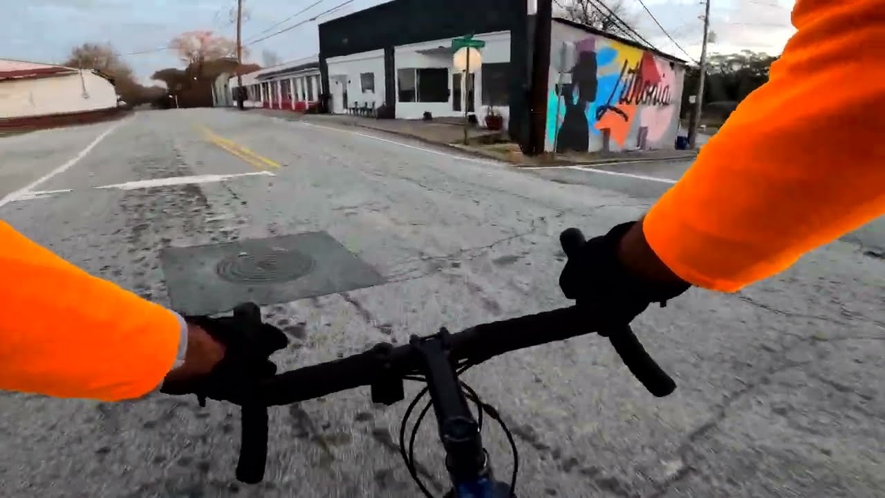 The longer Dec. 21st, 2025 Lithonia cycling #atlanta #cyclecommute #roadbike #gravelbike #humility