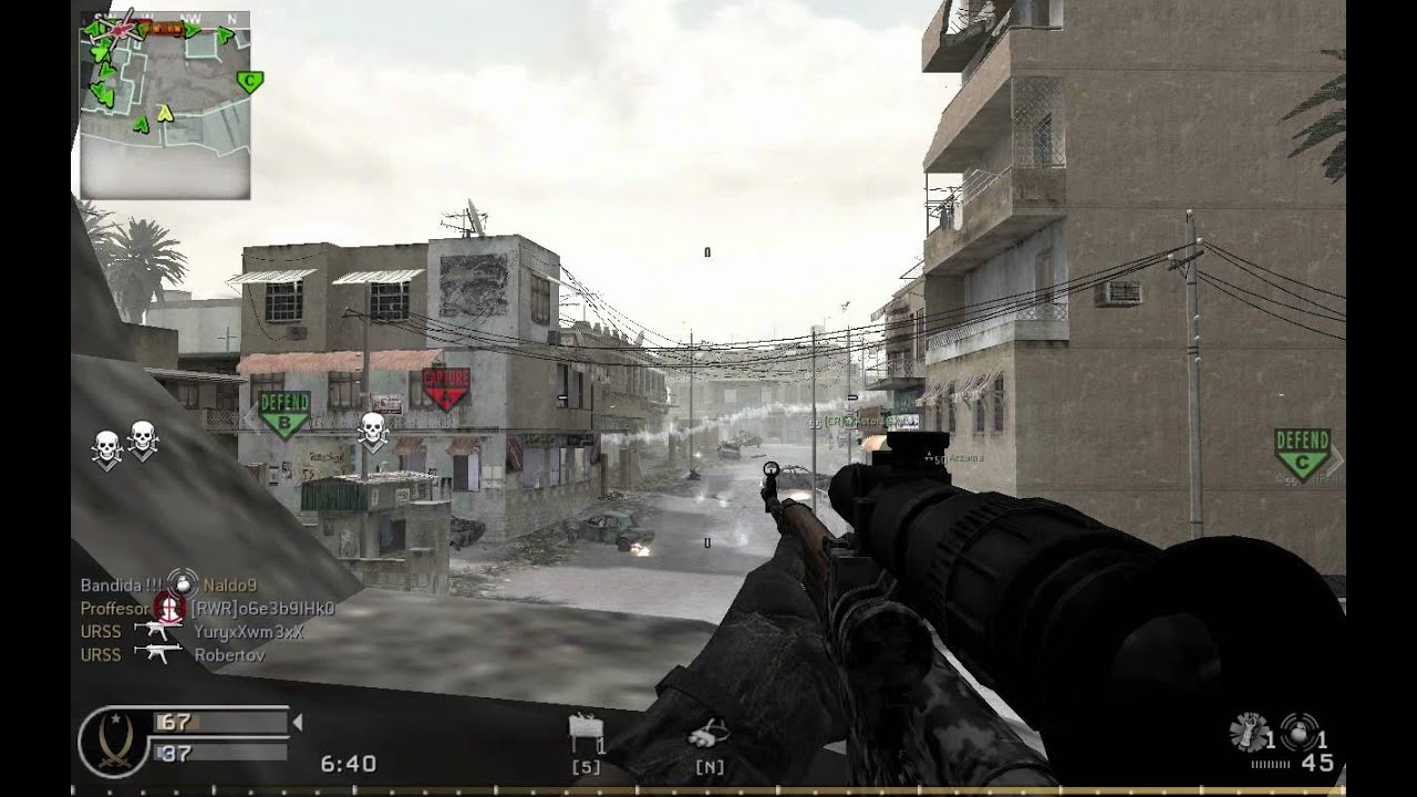 Cod 4 crossfire sniping 44-1