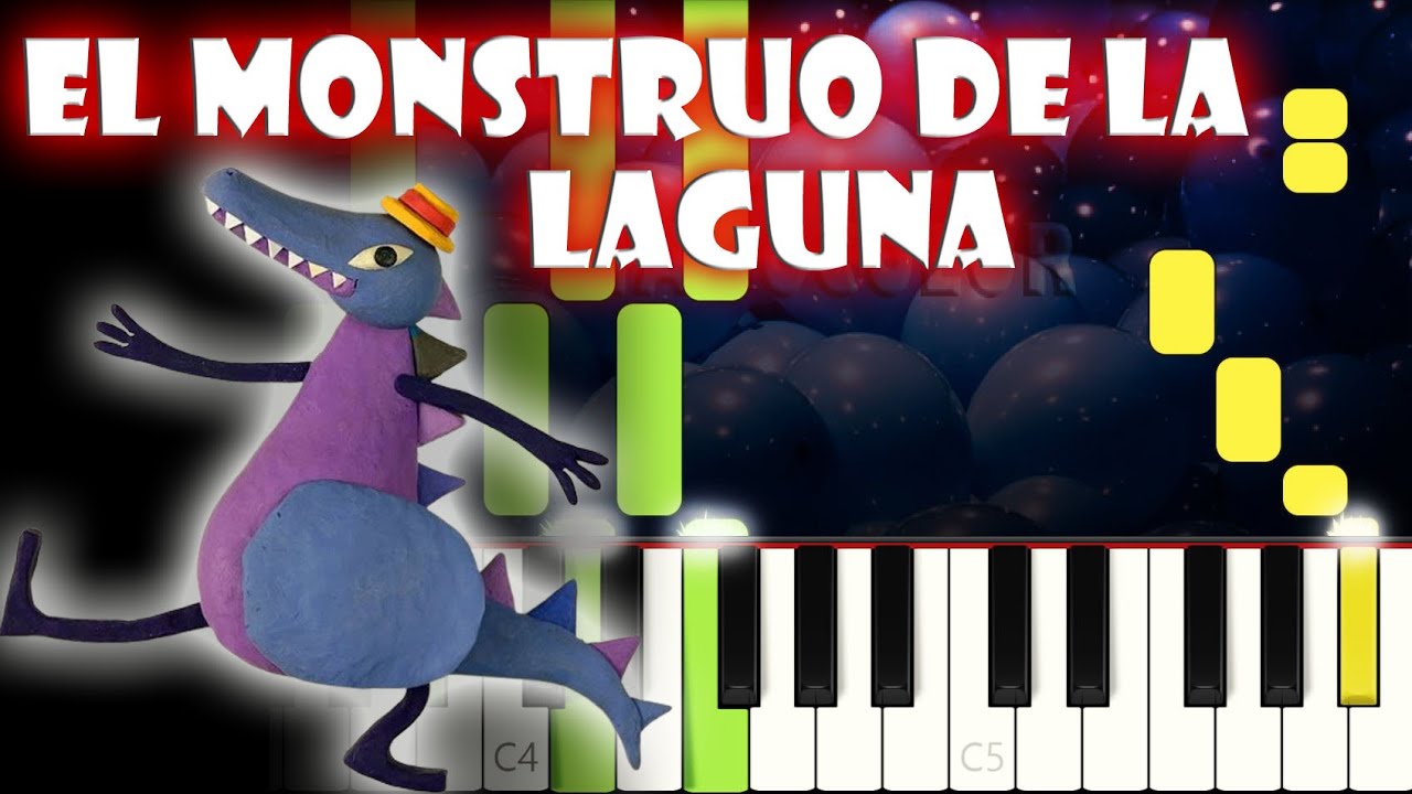 El Monstruo de la Laguna | Piano Cover | Tutorial | Karaoke