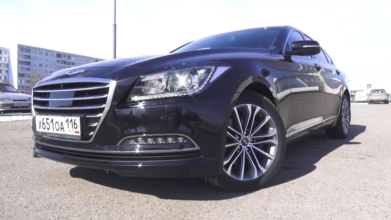 2016 Hyundai Genesis 3.0 V6 GDI HTRAC Luxury Тест-Драйв.