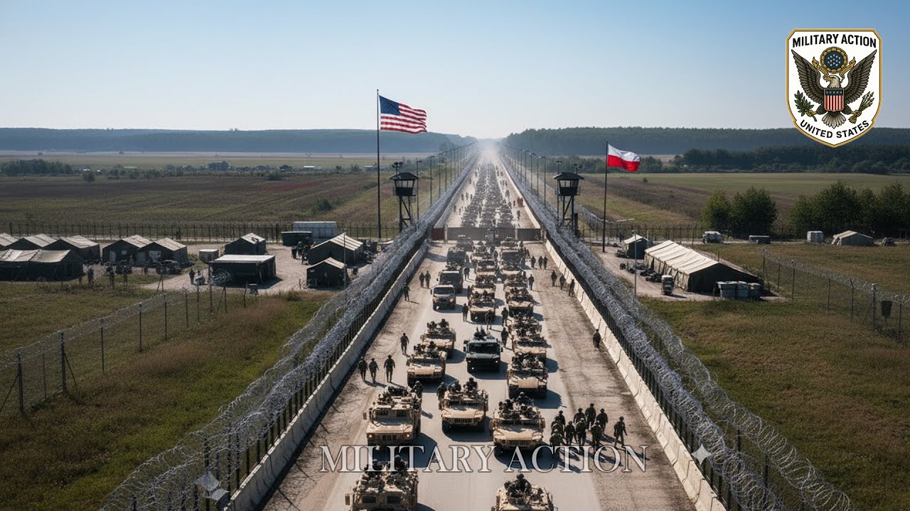 Russia on High Alert! Thousands of US Troops Move to Polish Border