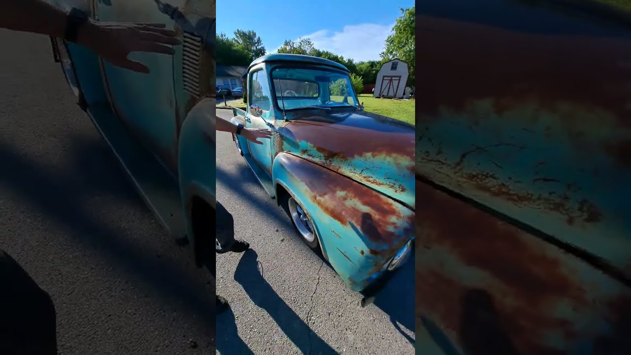 YouTuber 1194video Surprise Visit w/ '55 Ford