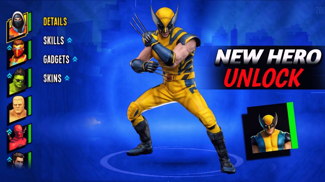 New Hero Wolverine Unlocked | Spider Fighter 3