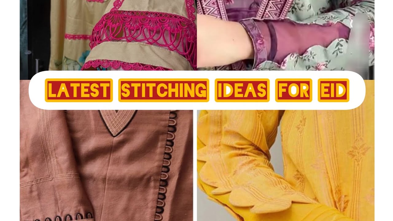 #Eid special latest stitching ideas for ladies #beautiful neck sleeves and trouser designs