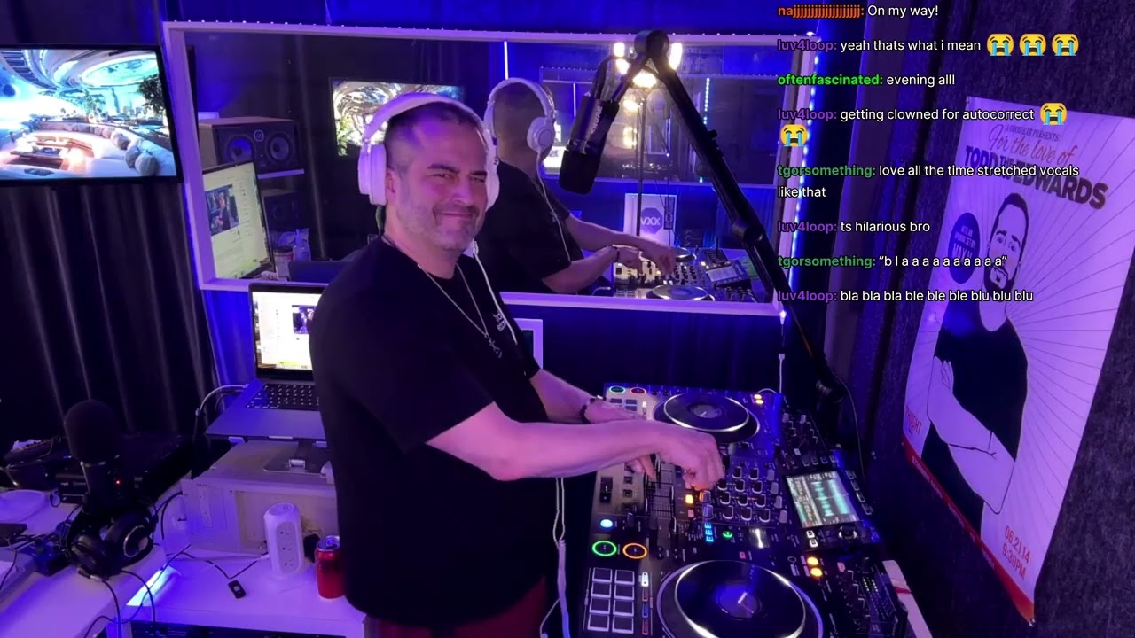 Todd Edwards - Live on Twitch (Music, Q&A with chat) (04-07-2025)
