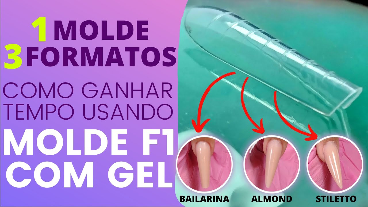 TRÊS FORMATOS COM UM MOLDE | BAILARINA | ALMOND | STILETTO.