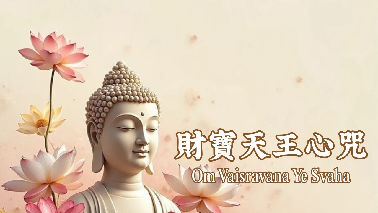 【財寶天王心咒／Om Vaisravana Ye Svaha】豐盛顯化・正財守護・事業順利