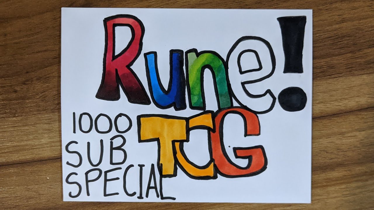 The 1000 SUB SPECIAL!!! (Homemade TCG)