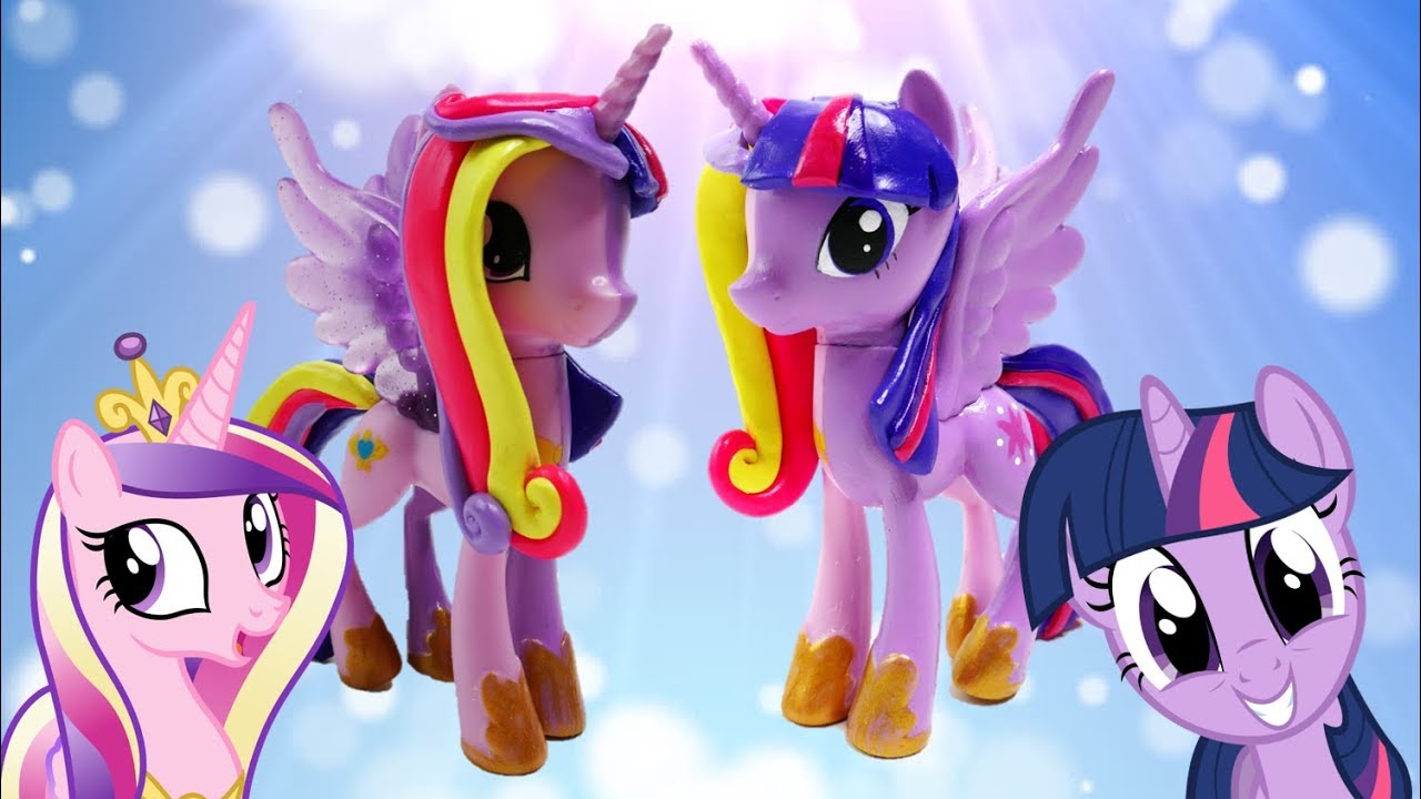 Princess Cadance and Twilight Sparkle Split Custom MLP Pony