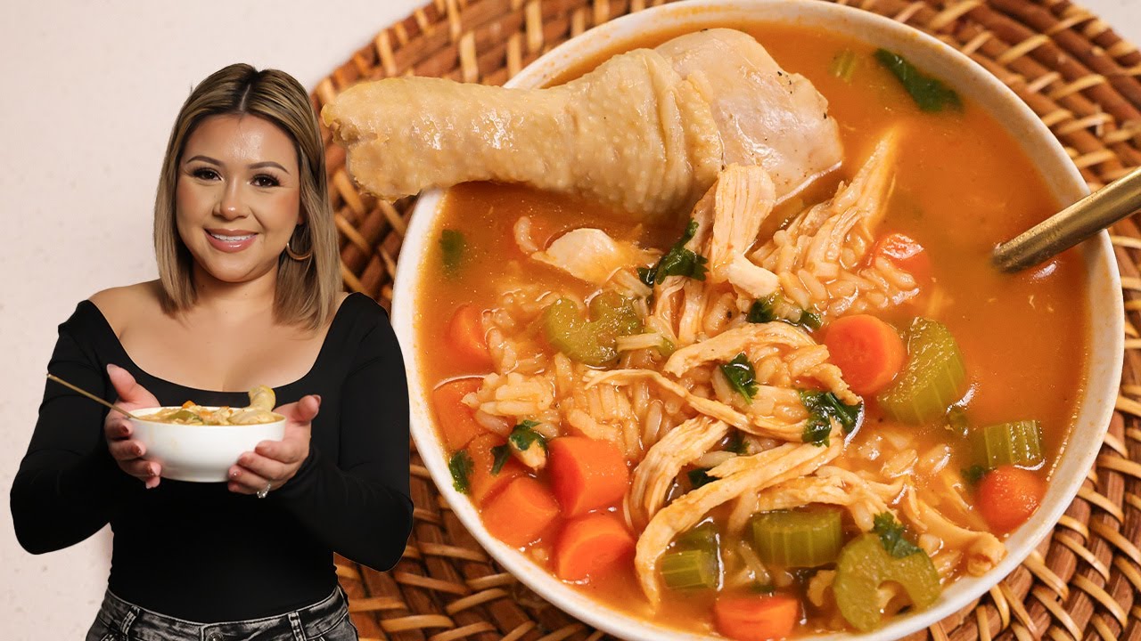 Как приготовить мексиканский куриный суп с рисом | Caldo de Pollo con Arroz