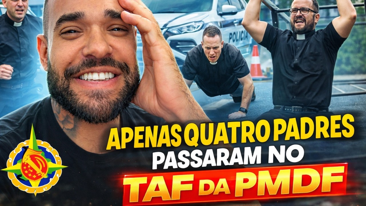 🚨 Apenas 4 padres passaram no TAF da PMDF!