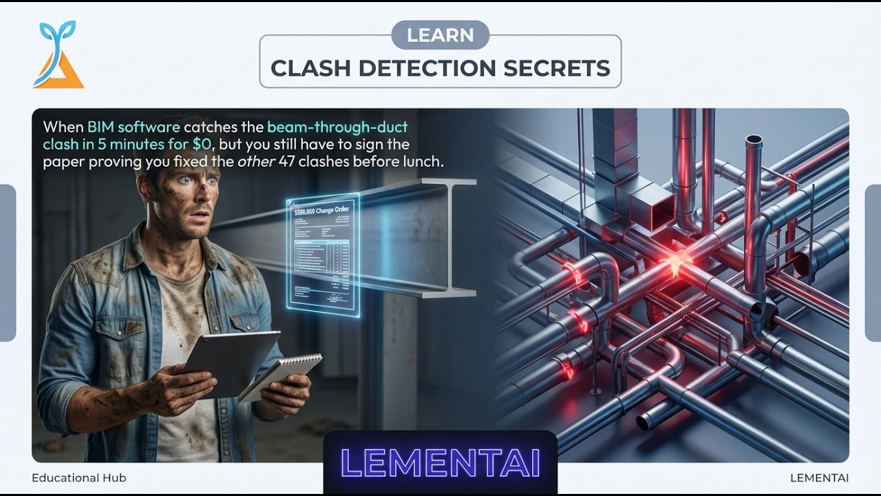 Master BIM Coordination & Clash Detection: The Secret to Conflict-Free Construction 🏗️