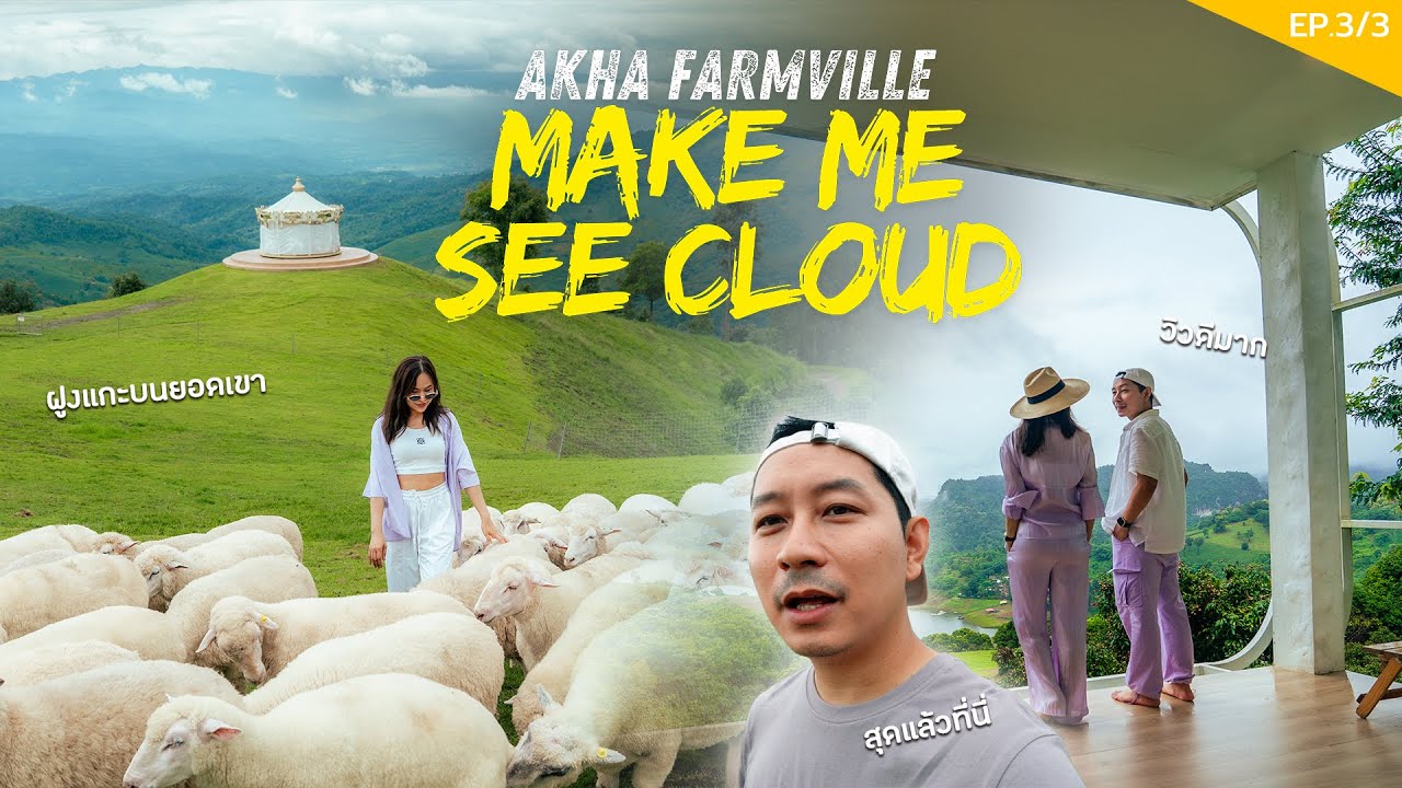 เที่ยวฟาร์มแกะบนดอยกับที่พักที่มีแค่ 2 ห้อง เท่านั้น เมฆมีสีขาว Make me see cloud