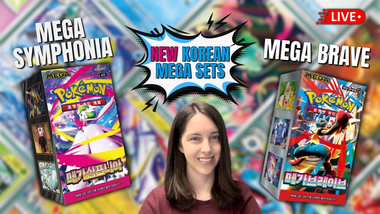Opening the NEW Korean Mega Brave and Mega Symphonia Sets! | Pokemon TCG