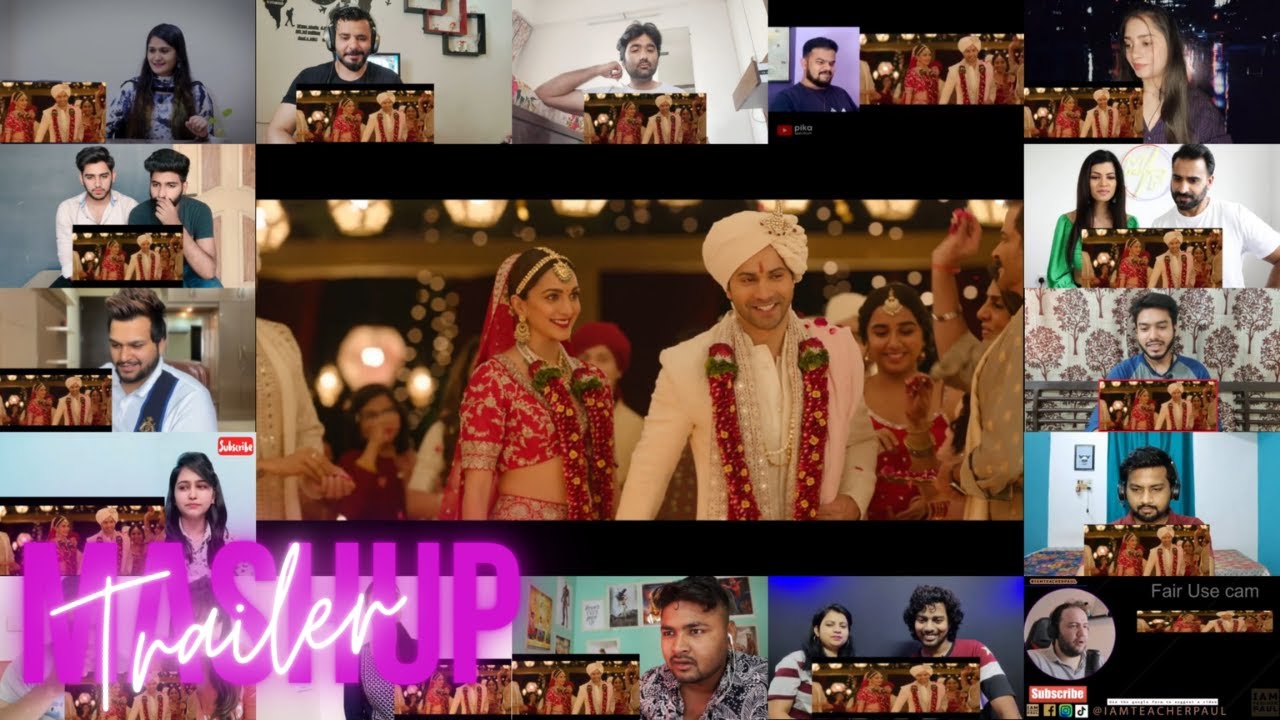 Jugjugg Jeeyo - Trailer Reaction Mashup 😅🇮🇳 - Varun Dhawan Kiara Advani Anil Kapoor Neetu Kapoor