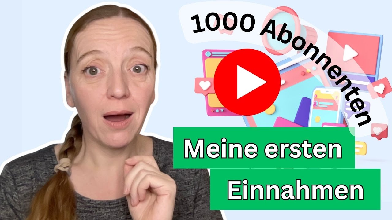 SCHOCK: Meine YouTube Einnahmen im ersten Monat Monetarisierung und 1000 ABONNENTEN