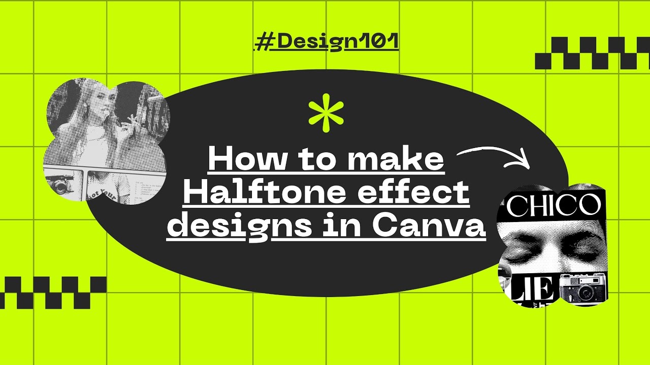 Canva Halftone Effect Tutorial ✨| Raw, Beginner Friendly🌱 #canvatutorial #beginnerfriendly #designer