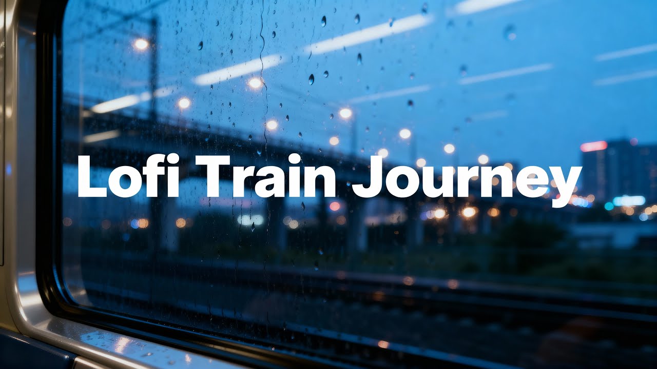 Rainy Night Train Journey 🌧️ Lofi Beats for Deep Focus & Study [2 Hours]