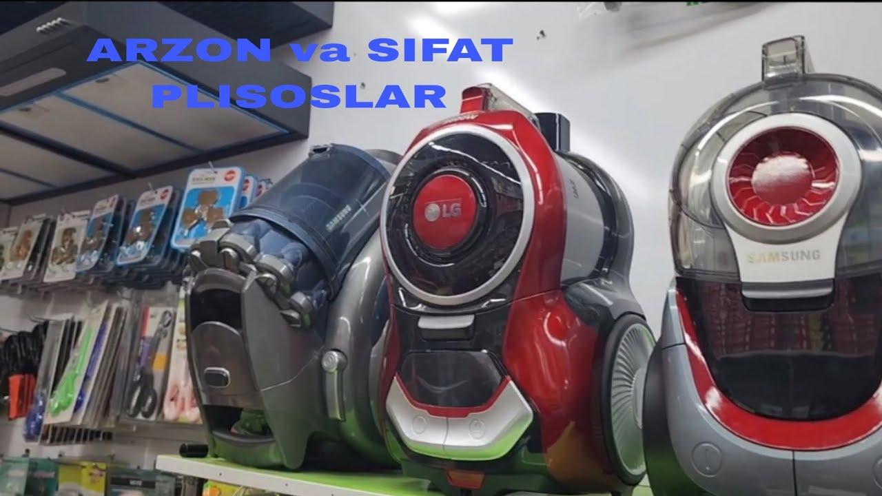 Plisos, gazplita, kir yuvish mashinkasi va shu turdagi buyumlar narxlari