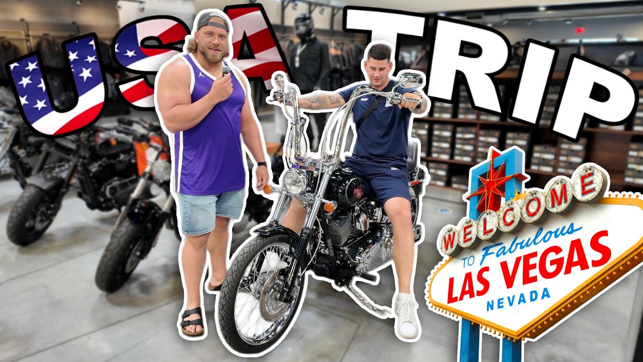 Profi Basketballer bei Harley Davidson Las Vegas 