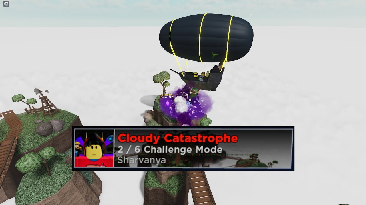 Cloudy Catastrophe Hard Duo Tower Heroes