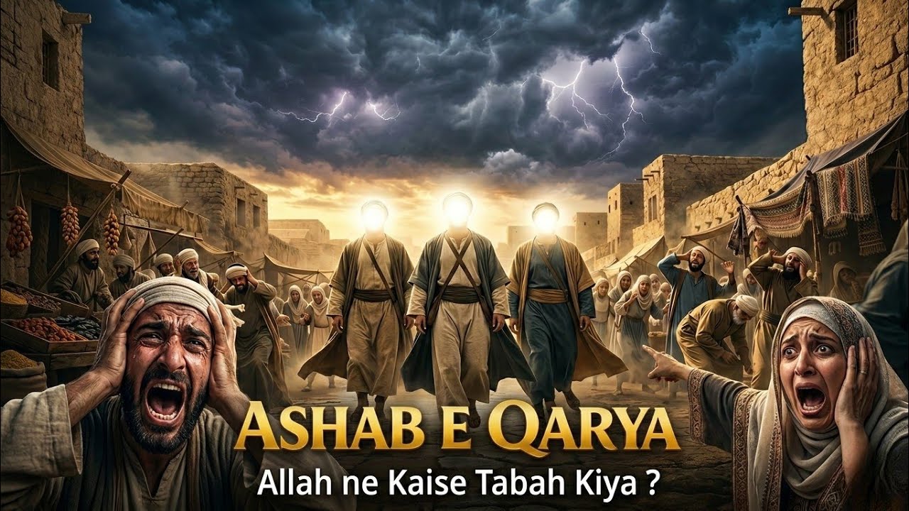 Allah Ne Qarya Ko Kiun Tabah Kiya ? | Surah Yaseen Ka Waqeya | Quranic Waqeya | Ashab E Qarya 