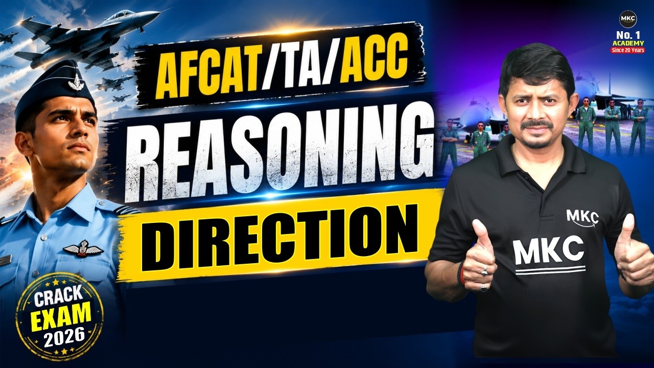 AFCAT/TA/ACC Direction | AFCAT/TA/ACC Reasoning Preparation 2026 | AFCAT/TA/ACC Preparation
