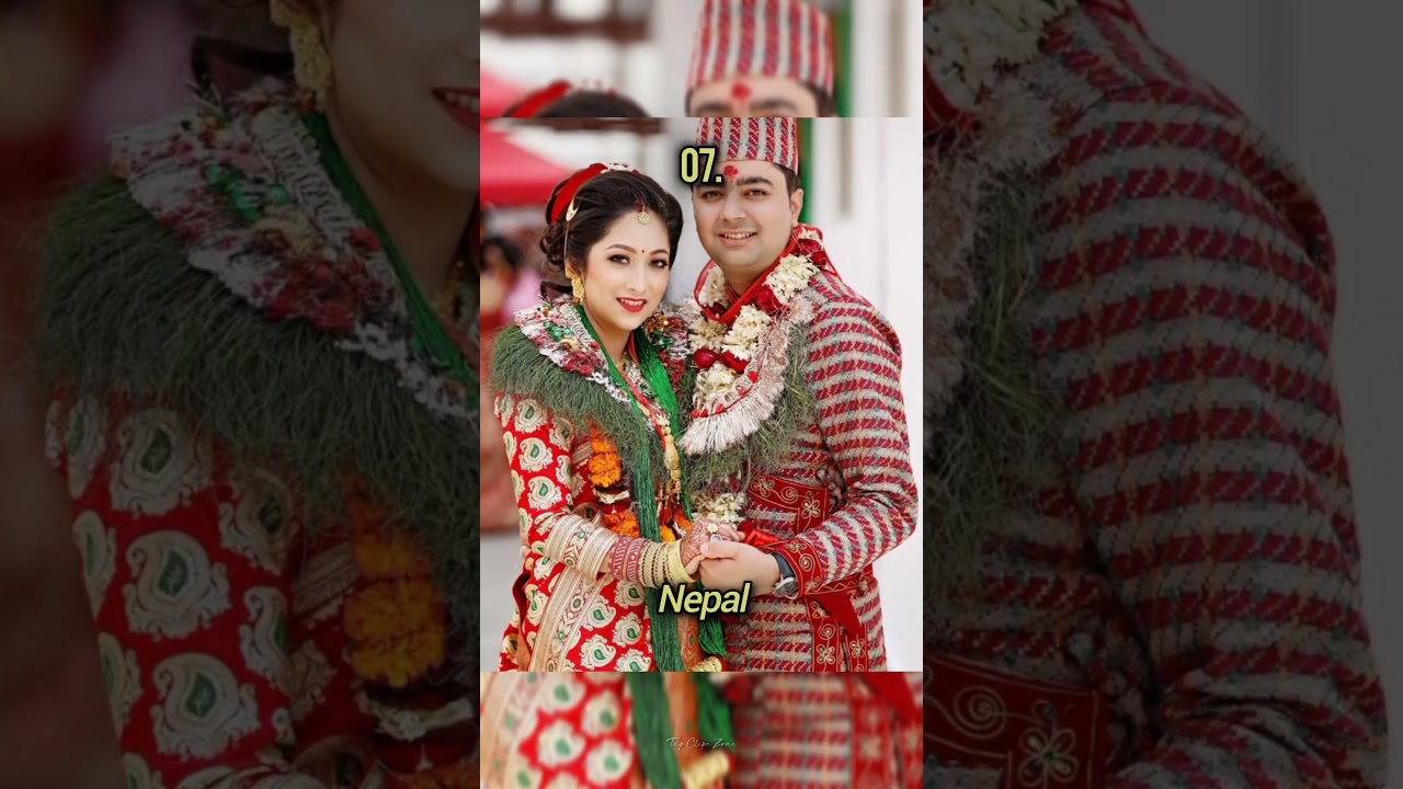Top 10 Countries with the Most Beautiful Wedding Couple Dress 🌍😱😍❤️ 