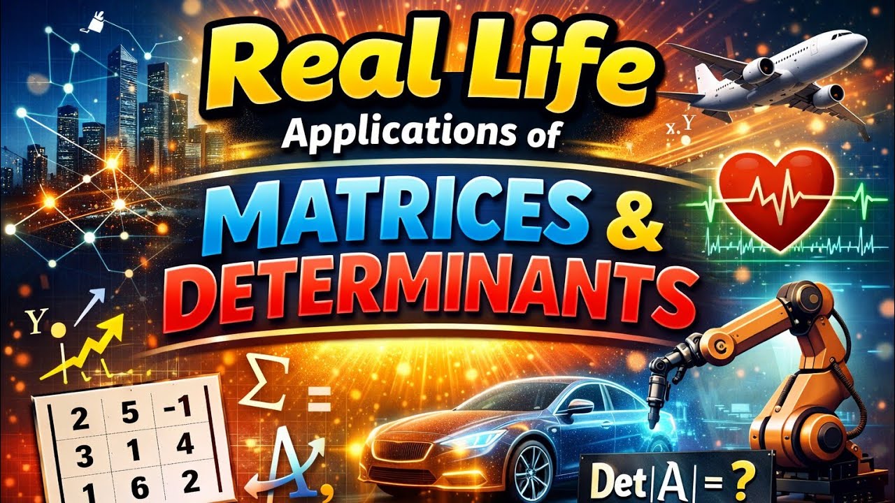 Real Life Applications of Matrices & Determinants | Class 12 Maths Made Easy | Samacheer Maths