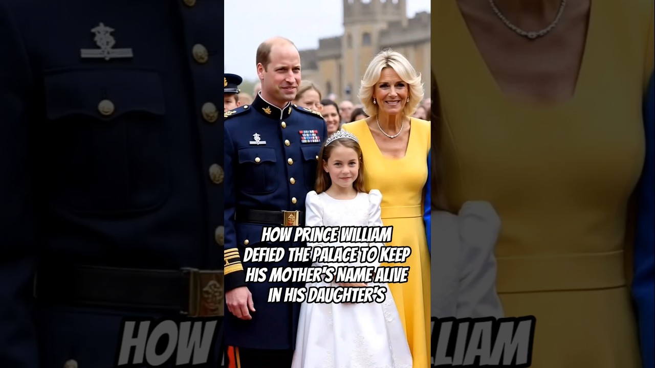How Prince William Defied the Palace to Keep His Mother's Name Alive in His Daughter's #royal #diana