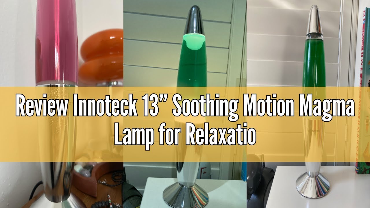 Review Innoteck 13&rdquo; Soothing Motion Magma Lamp for Relaxation Retro Home Lighting Decoraton &ndash; Snowba
