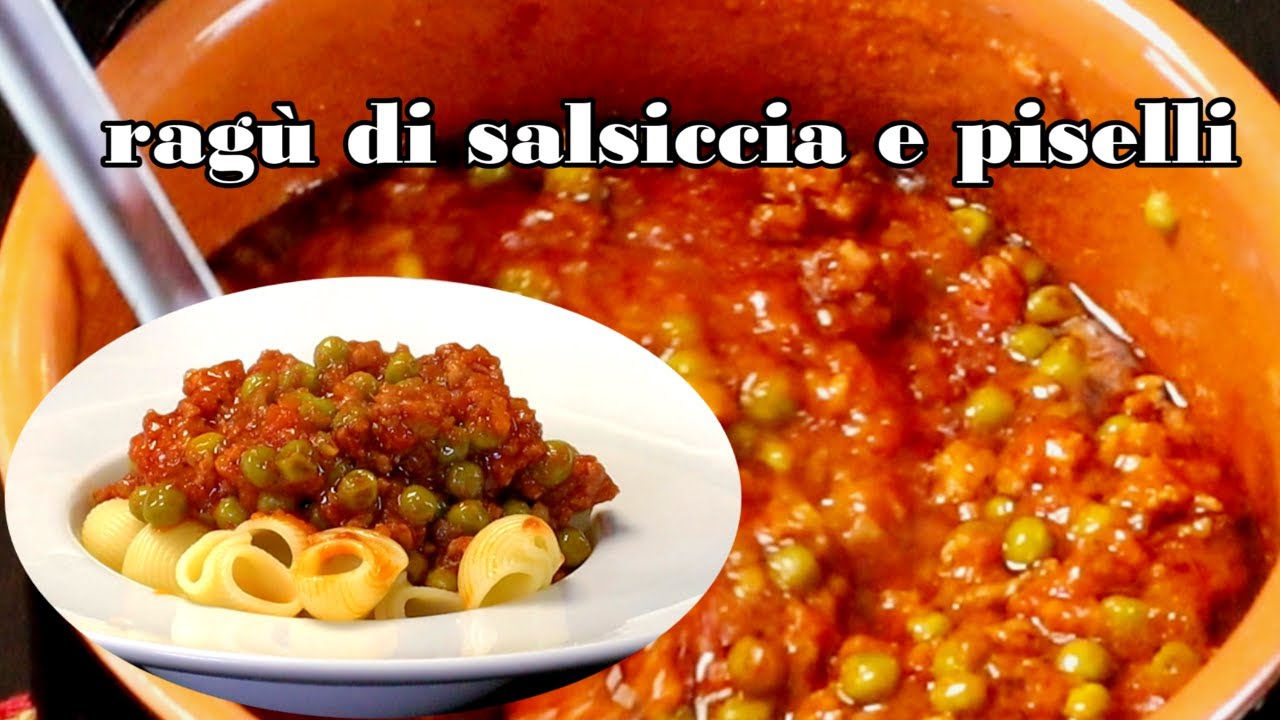 ragu di salciccia con piselli #ragu #pisell #riccione #romagna