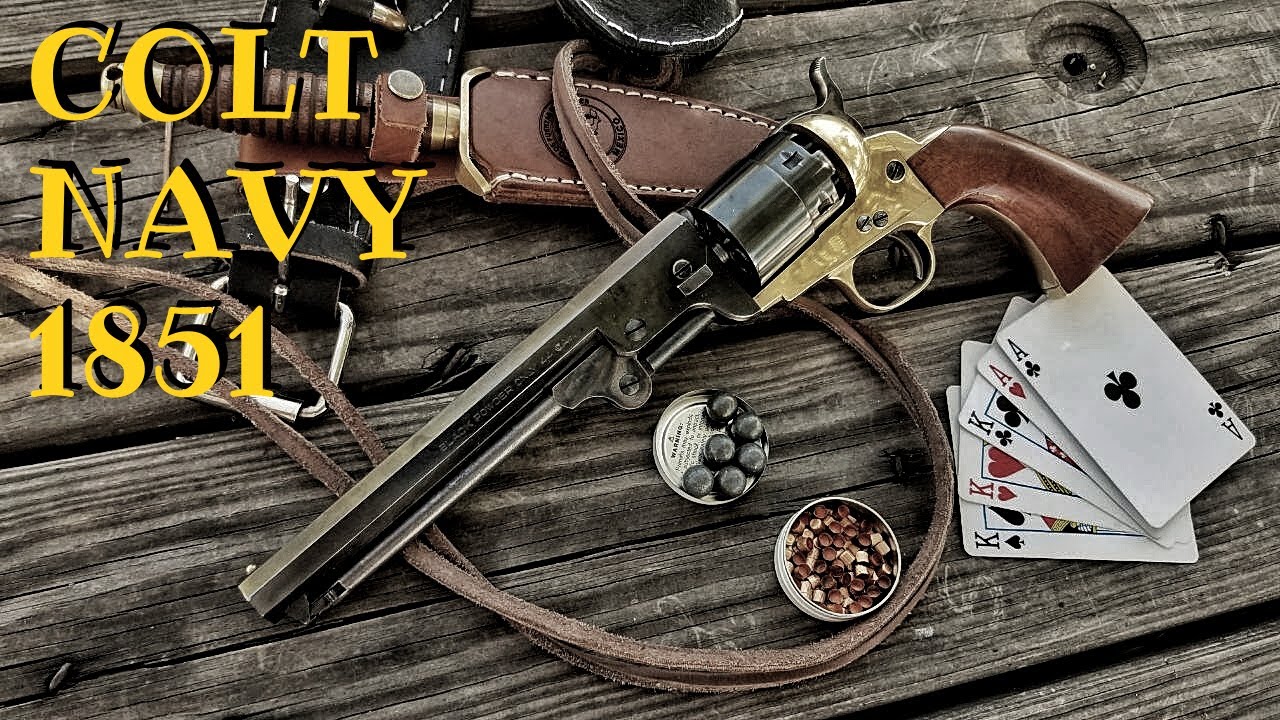 REVOLVER COLT NAVY 1851 replica de F.LLI PIETTA. Historia y características + PRUEBA DE TIRO.