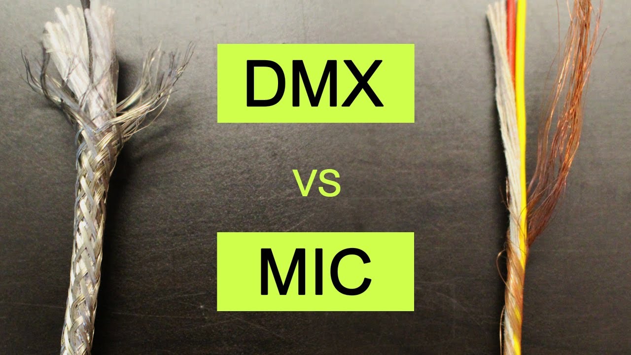 Cable DMX vs Cable de Microfono