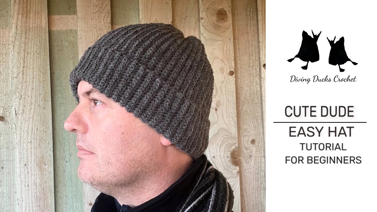 My EASY Mens Beanie крючком